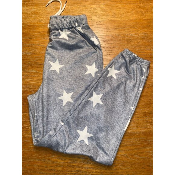 Star Patterned Drawstring Pajama Pants With Elastic Waist - Picture 5 of 5
